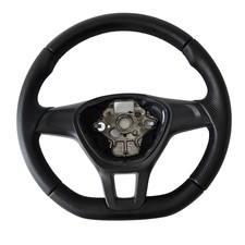 VW Crafter II MAN TGE Bus Transporter Leder Lenkrad ohne Multitasten Neu bezogen