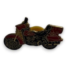 Harley Davidson Motorrad Pin – Biker Anstecknadel Rot Schwarz Sammler