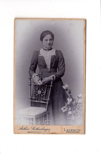 Cdv foto damenportrait - damenportrait, feine