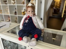  Ute Kase Lepp Sammler Porzellan Puppe 50 cm. Top Zustand.      