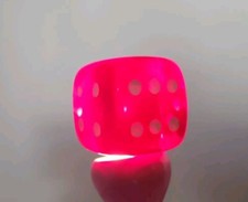 Vintage XL Würfel DDR Catalin Bakelit Cherry Amber Bernstein 3,7x3,7cm 57g