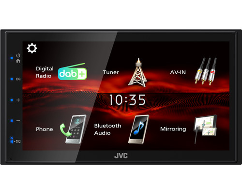 Jvc m180dbt din - jvc, 2-din