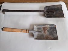 2 STÜCK Ascheschaufel Kohleschaufel Ofenschaufel Holzstiel mit Öse Brecheisen