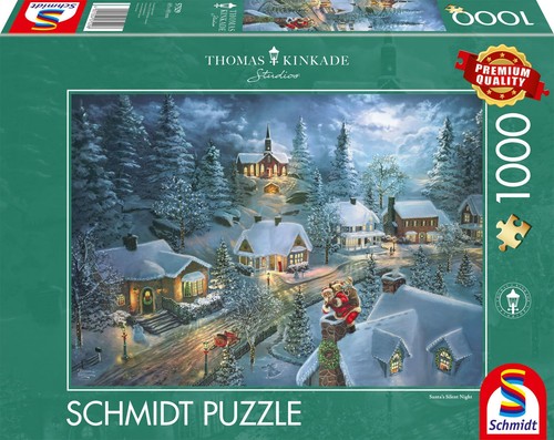 Santas silent night puzzle - santas,