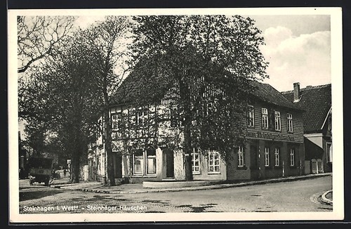 Ansichtskarte steinhagen - ansichtskarte,