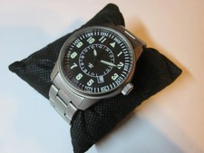 PILOT Herren Quartz Armbanduhr Mens wristwatch Kaliber ETA 805.114 Flieger Stil