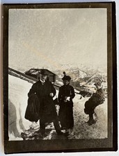 orig. Foto Rigi Kulm Schweiz Weggis Luzern 1913 Bergsteiger Familie