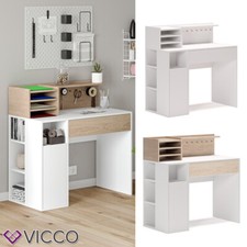 Schreibtisch Basteltisch Arbeitstisch Weiß Sonoma Nähtisch Schminktisch Vicco