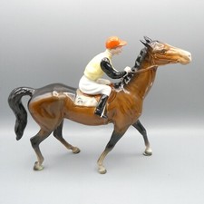Beswick Rennpferd und Jockey