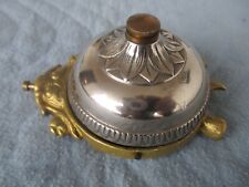 Antike Tischglocke Rezeptionsklingel mechanisch in Form eines Käfers