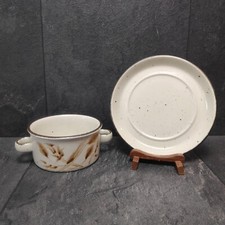 Midwinter Stonehenge Wild Oats Suppentasse Mit Untertasse Vintage 