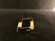 24 Karat vergoldet Zahl "0"