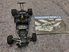 Vintage 58088 Tamiya Mercedes C11 Chassis RC car 1/10 scale with manual