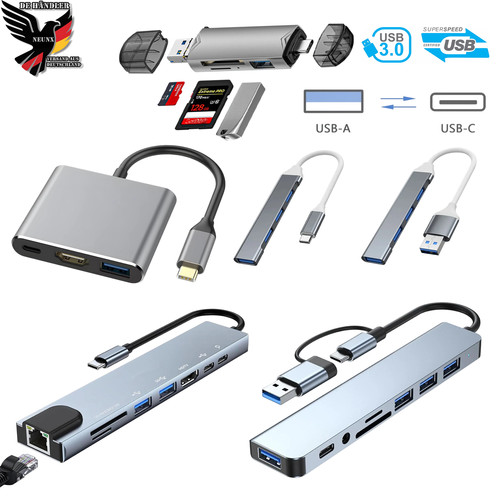 Usb 0 hub adapter - usb-a, 3.0