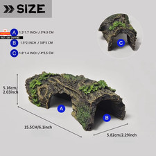 Aquarium Hohl Baum Tunnel