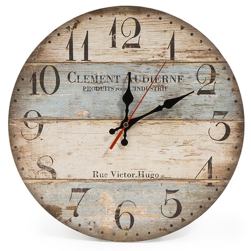 Holz wanduhr küchenuhr - holz,