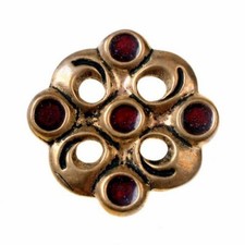 Scheibenfibel cloisonné - scheibenfibel,