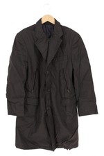 FAY Herren Klassischer Mantel Gr. 48/M Schwarz Business Elegant