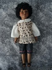 Lockenkopf Porzellan Puppe