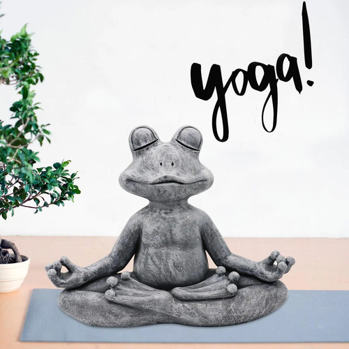 Meditations frosch skulptur - meditations,