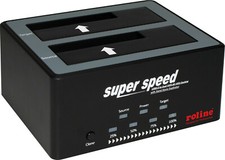 Docking Station 2.5" / 3.5" SATA HDD/SSD, USB 3.2 Gen 1, HDD-Clone-Funktion