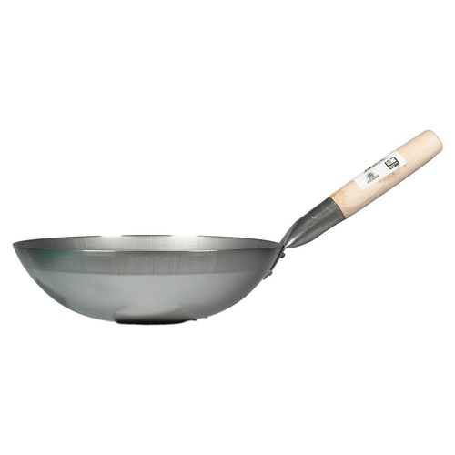 Eisenpfanne wok 30cm flach - wok, d