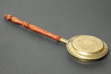 Alte Messing Bettwärmer Pfanne Bettwärmepfanne Bettflasche Wärmepfanne Stiel RAR