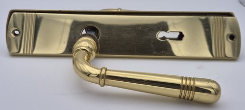 Türdrücker garnitur messing - türdrücker,