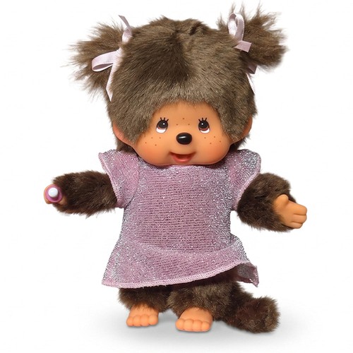 Monchhichi classic brown - 8",