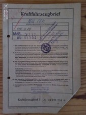 ⭐NSU 1200⭐ Kfz-Brief