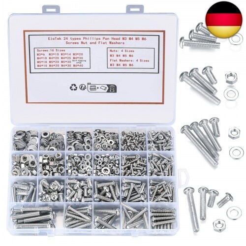 1080 stk schrauben und - schrauben,