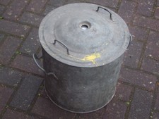 sehr alter großer Zink Kessel  weckkessel einweckkessel einmachkessel kanne