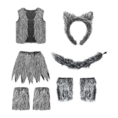 Wolfskostüm set für - wolfskostüm-set,