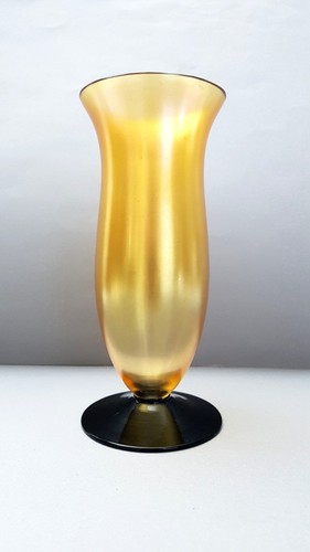 Glas art deco becher vase - deco,