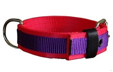4cm breites Nylonhalsband Rot
