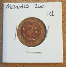 Monaco 2001 cent - monaco,