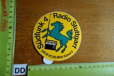 Alter Aufkleber TV Radio Sat Sender SDR RFW SWF Südfunk Südwest Stuttgart (BR)