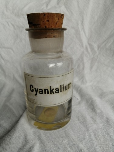 Apothekerflasche aus glas - glas, mit