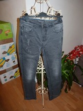 Savvy Denimwear Gr. 30/34 grau mit Abreibungen