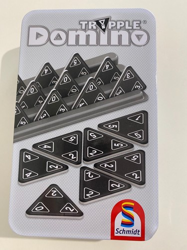 Tripple domino metalldose - domino,