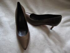Elegante Leder-Pumps "ENRICO ANTINORI" (Italy) braun, ca. 7 cm hoch, Gr. 39, NEU