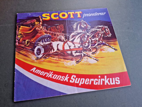 1961 programm cirkus scott - 1961,