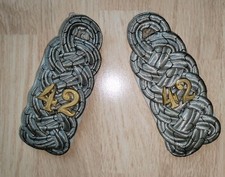 Uniform Schulterstücke Preußen Major  Inf. Regiment 42