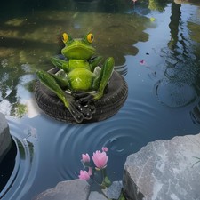 Schwimmfrosch Teich Deko