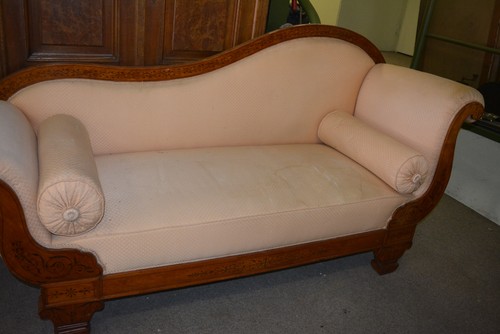 Sofa victorian satinwood - victorian,