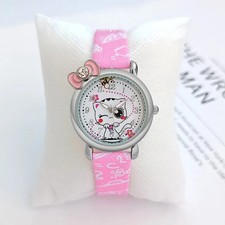 Mädchen Uhr Lernuhr Katze