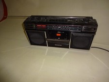 SANYO Ghettoblaster Cassettenradio 80/90er Radio spielt