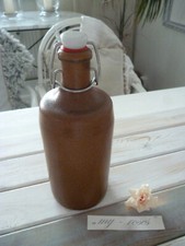 1 Steinzeug Flasche M.K.M. mit Bügelverschluß (leer) Likörflasche Bevorraten