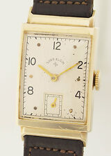 LORD ELGIN  ART DECO DESIGN ARMBANDUHR IN 14ct GOLD - 1940er JAHRE - KALIBER 626