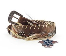 Braunes Leder Hutband, Western